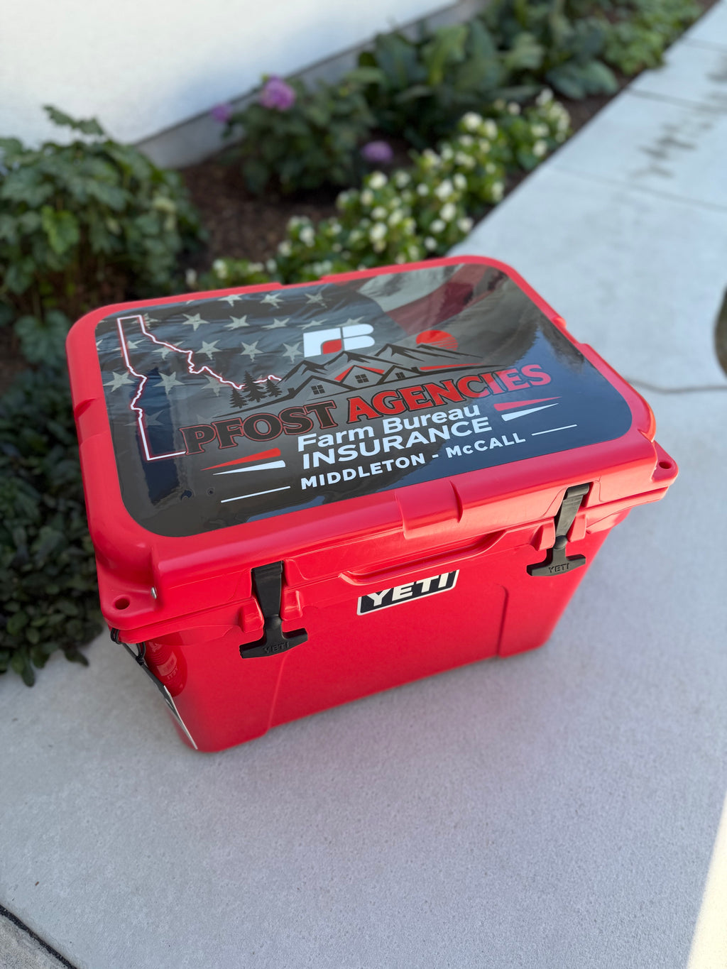 Wrapped Yeti Coolers