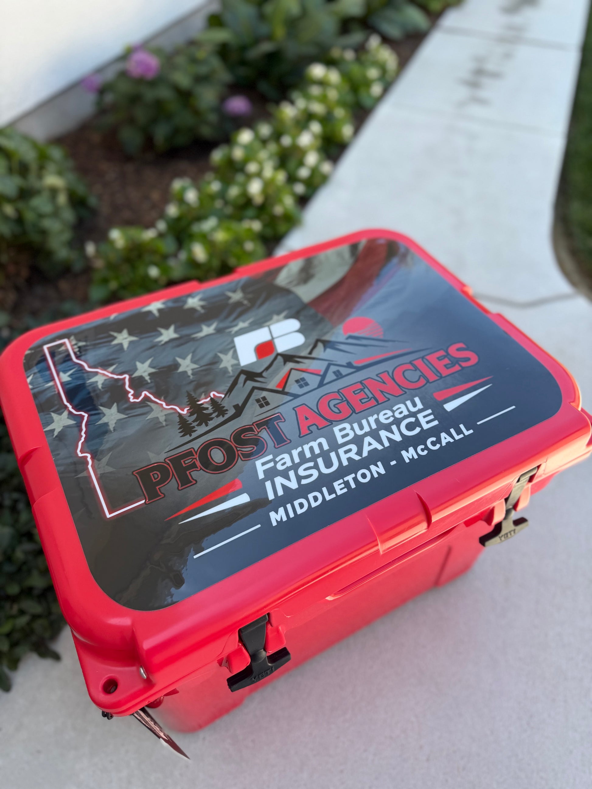 Wrapped Yeti Coolers